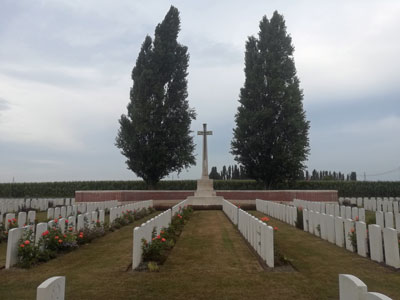 New Irish Cemetery Cross Laying Ceremony