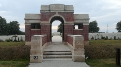 New Irish Cemetery Cross Laying Ceremony