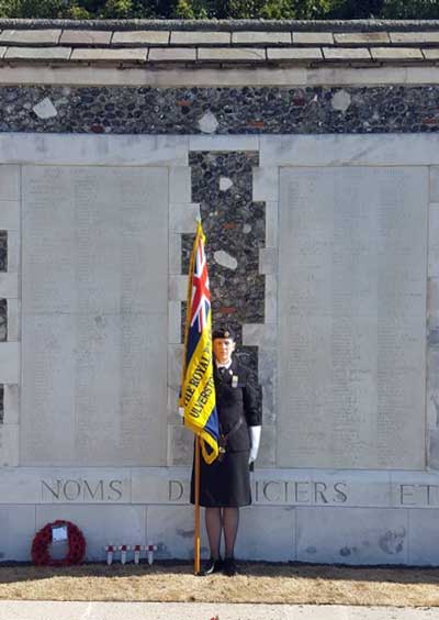 Tyne Cot British Legion flag