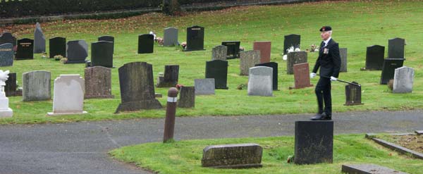 Ulverston Cemetery Cross Laying Ceremony