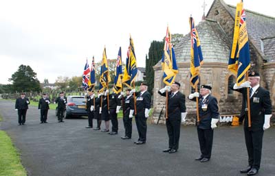 Ulverston Cemetery Cross Laying Ceremony