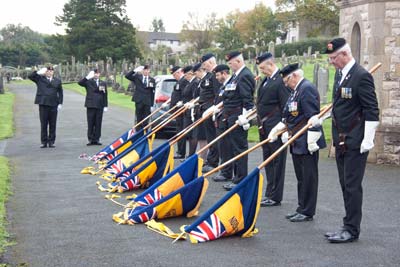 Ulverston Cemetery Cross Laying Ceremony