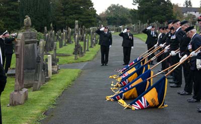 Ulverston Cemetery Cross Laying Ceremony