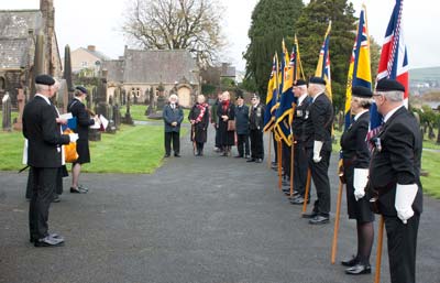 Ulverston Cemetery Cross Laying Ceremony