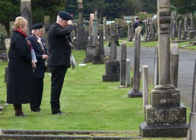 Ulverston Cemetery Cross Laying Ceremony